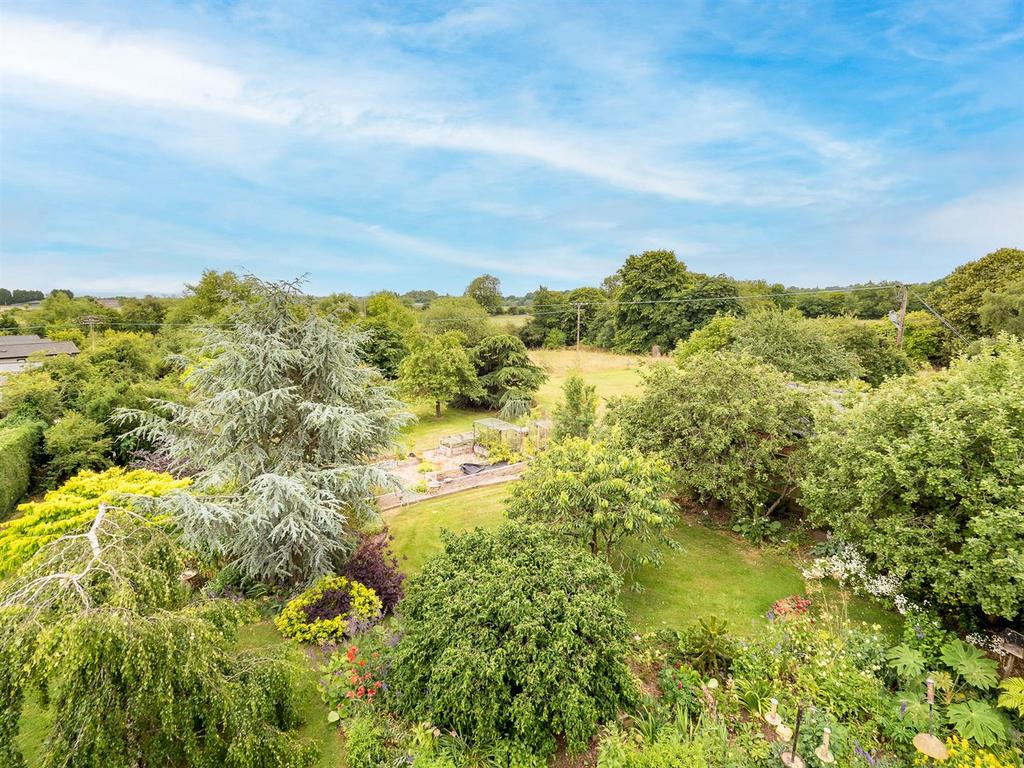 View over garden from 1st floor