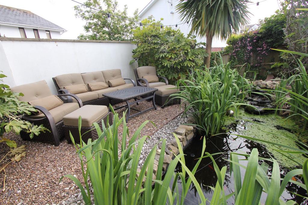 Rear Garden and Pond