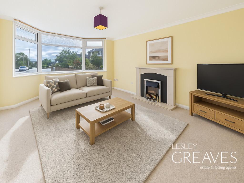 Living Room Virtually Staged