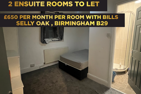 2 bedroom house share to rent, Milner Road, Birmingham B29