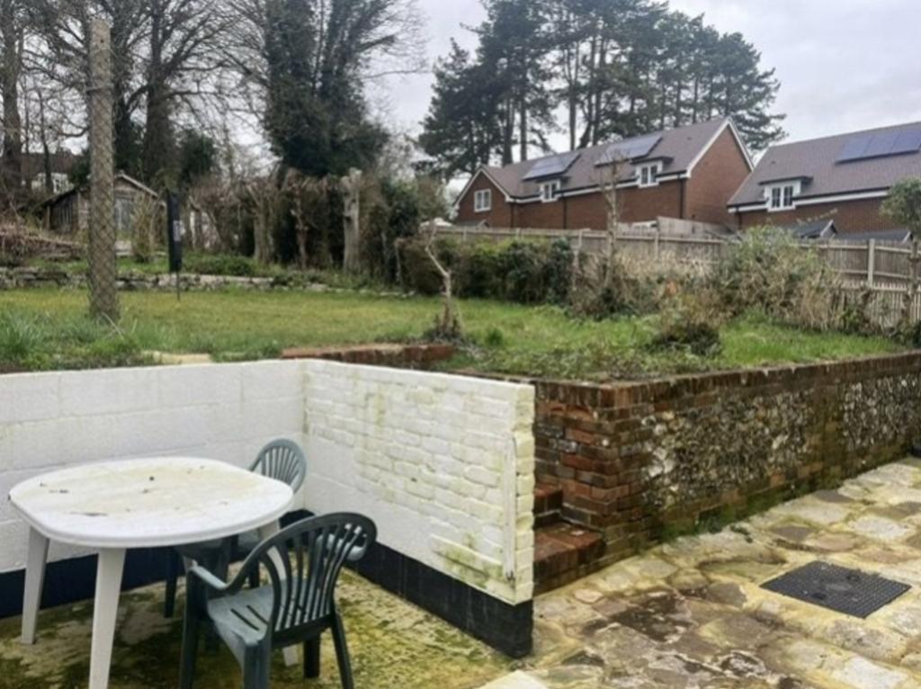 Back garden patio