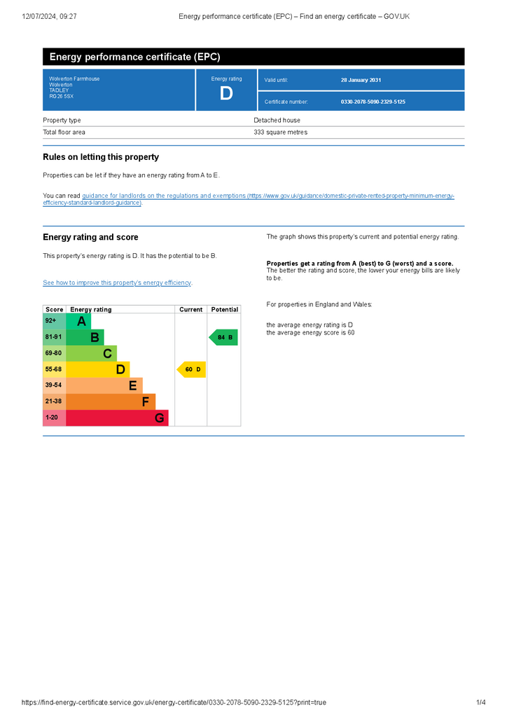 Energy performance c