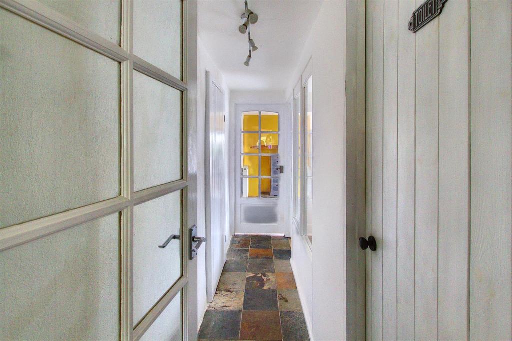 Rear hallway