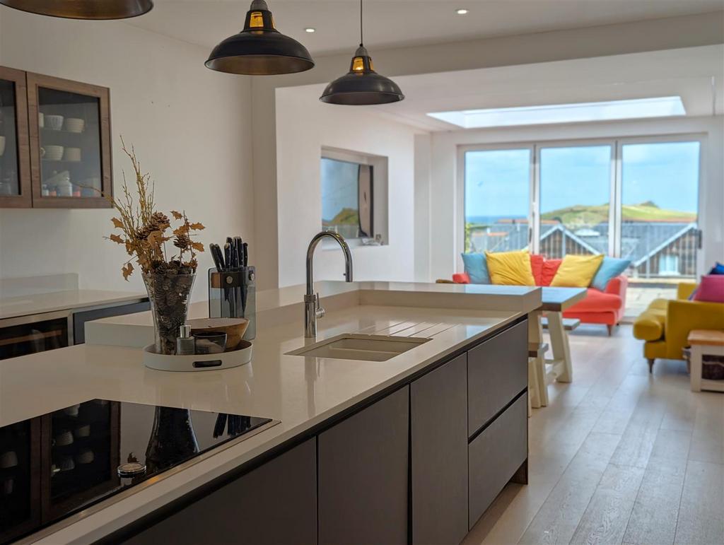 Kitchen with view
