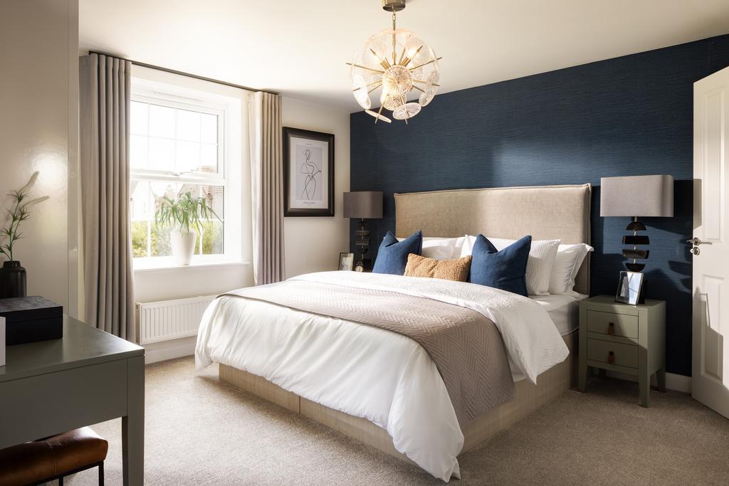 Main bedroom in the Holden 4 bedroom home