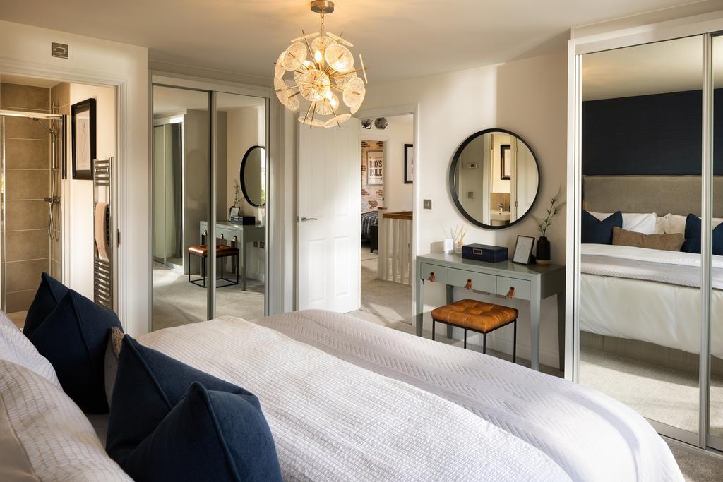 Main bedroom in the Holden 4 bedroom home