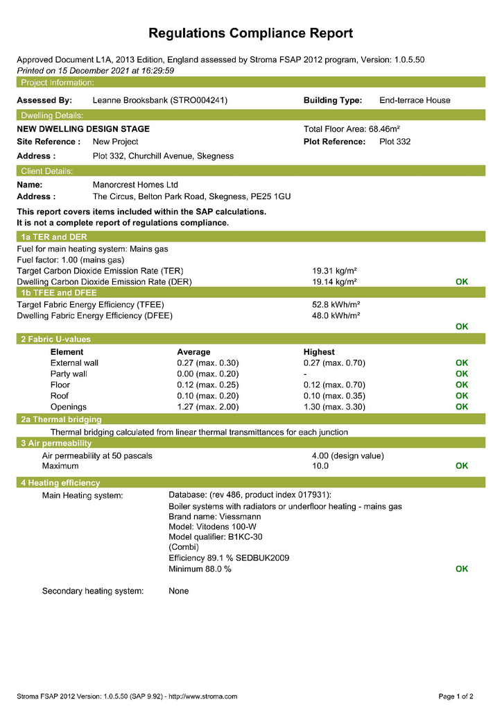 EPC Certificate