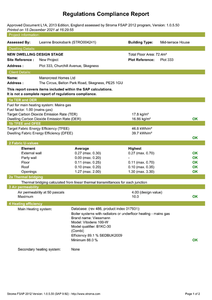 EPC Certificate