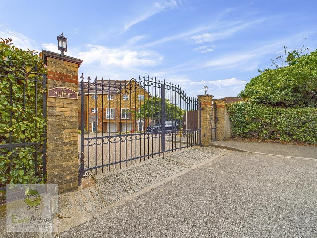 View Of The Front Of The Private Gates