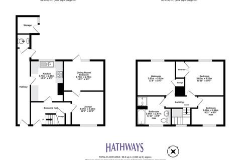 3 bedroom terraced house for sale, Court Farm Road, Llantarnam, NP44