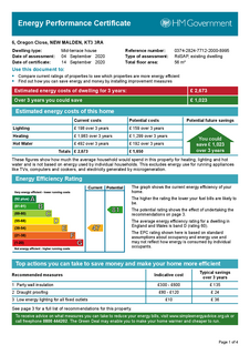 2 bedroom terraced house for sale, Oregon Close- NEW MALDEN