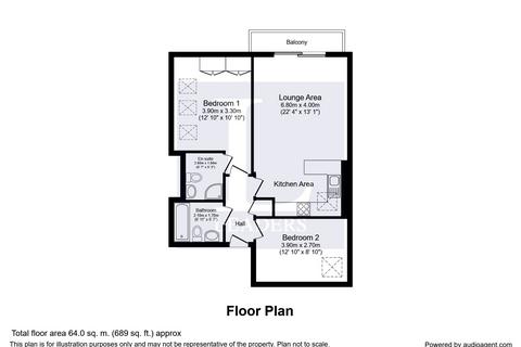 2 bedroom flat to rent, New Road, Ferndown