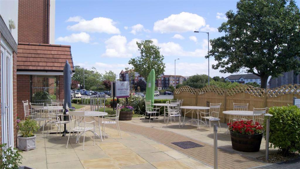 Outside dining area