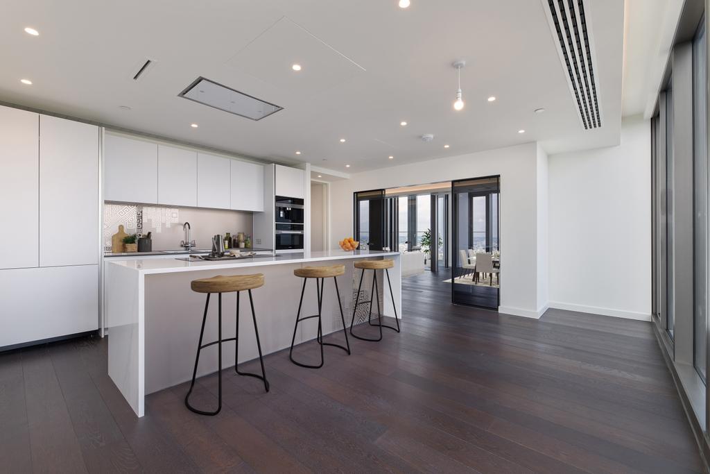 Kitchen Breakfast Room   Digitally Staged