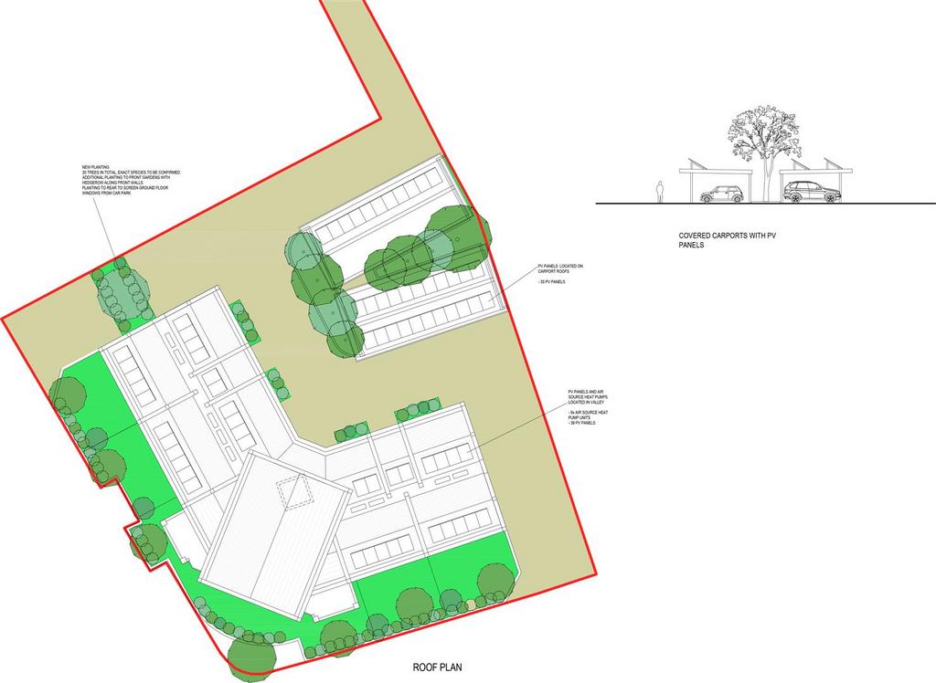 1695 PL03 Roof Plan including Carports Title remov