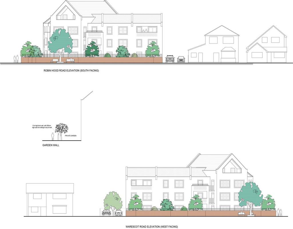 1695 PL05 Proposed Landscaping Elevations Title re