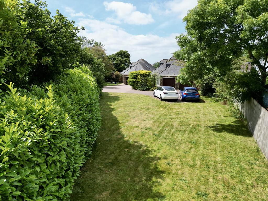 End of front Garden Towards Drive and House
