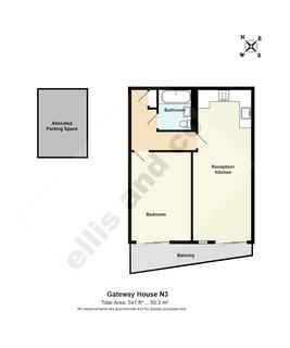 1 bedroom apartment for sale, Regents Park Road, Finchley, London, N3