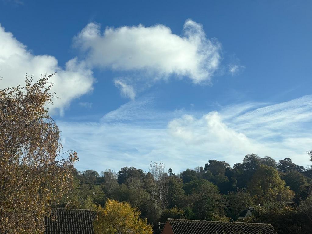 View from attic bedroom