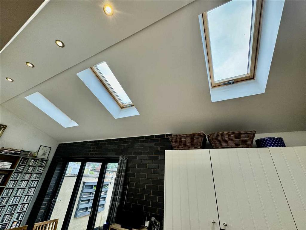 Rooflights to dining