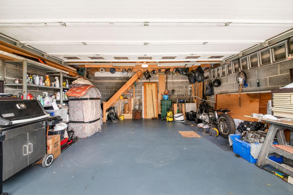 Detached double garage