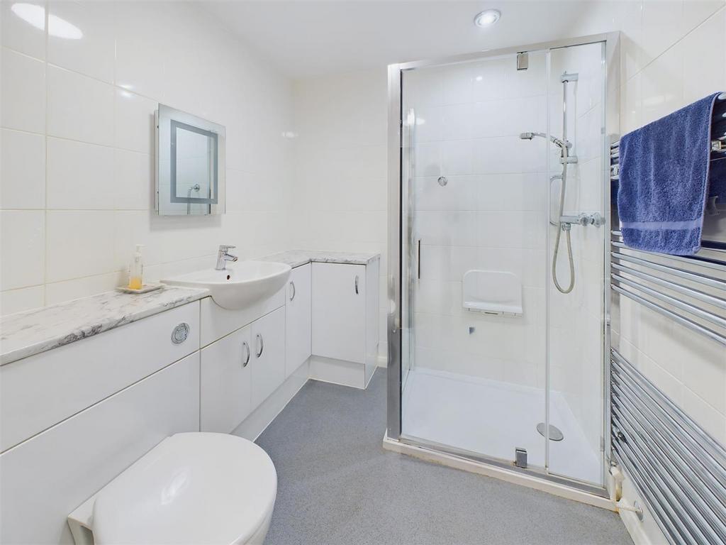 Refitted shower room