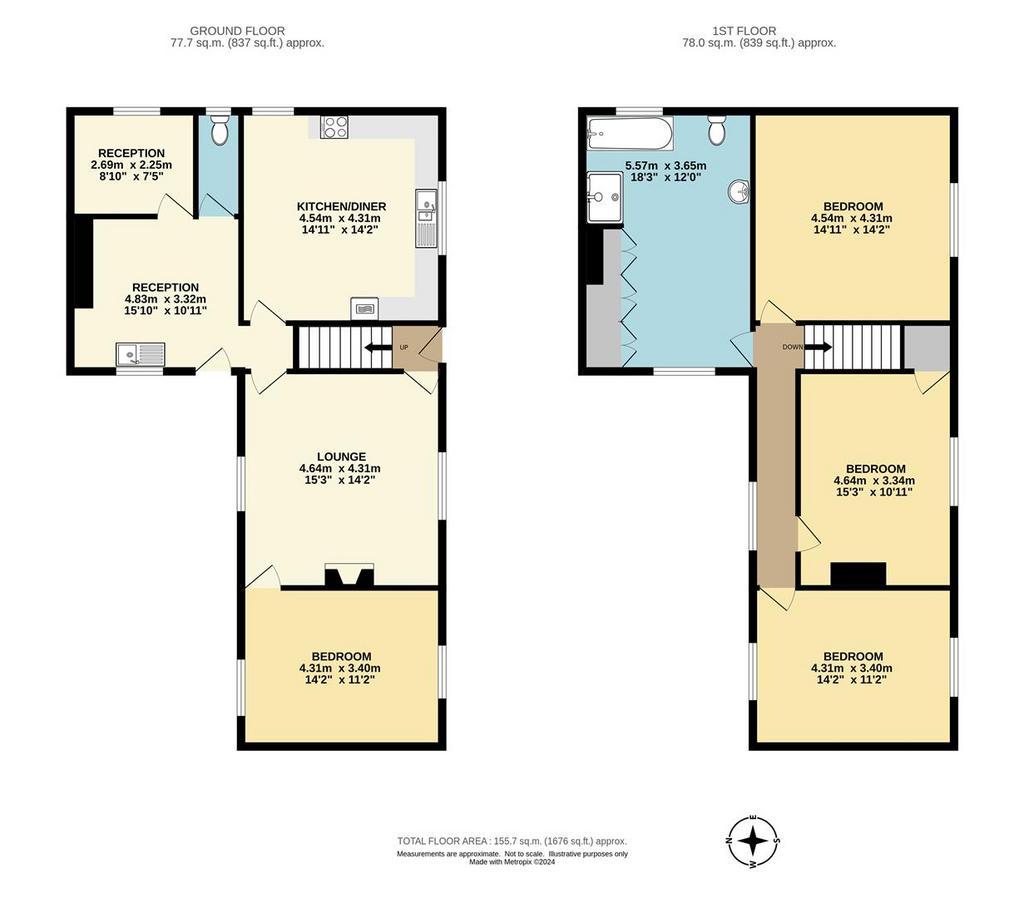 Floorplan ~  Speetley  Farm  House  Barlborough  S