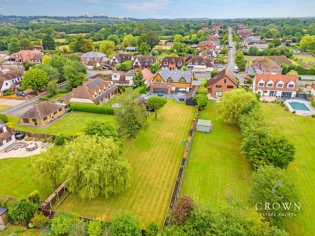 Ariel view of the plot