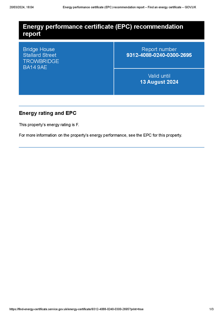 EPC Certificate