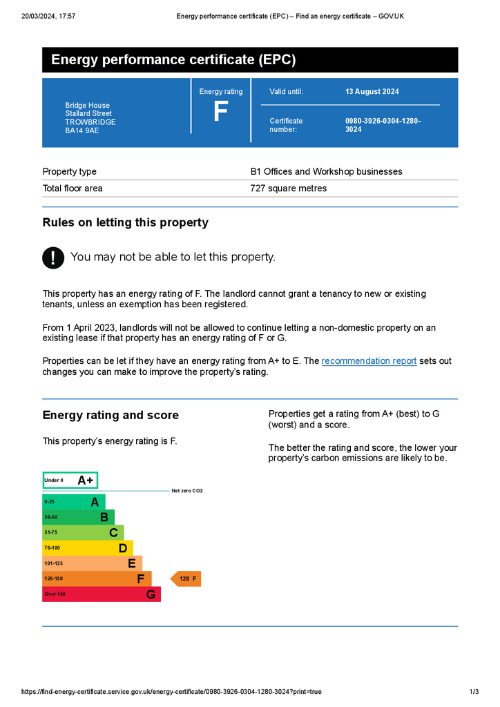 EPC Certificate