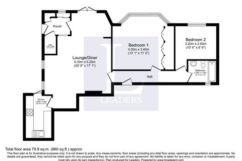 2 bedroom flat to rent, Beechey Road, Bournemouth