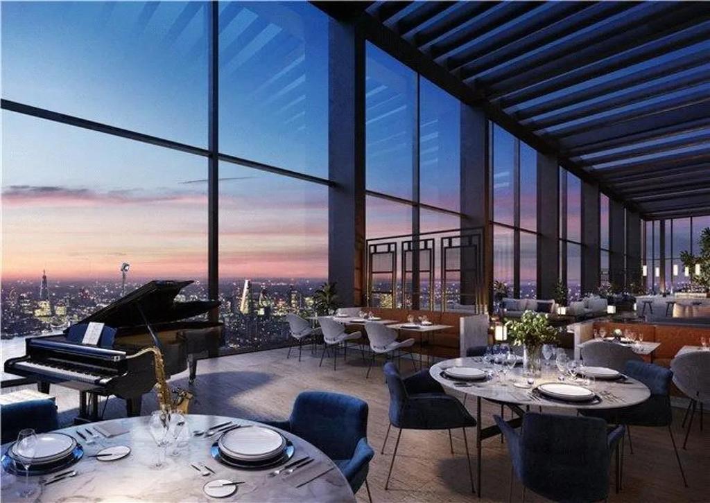 RESIDENTS LOUNGE & DINING AREA CGI