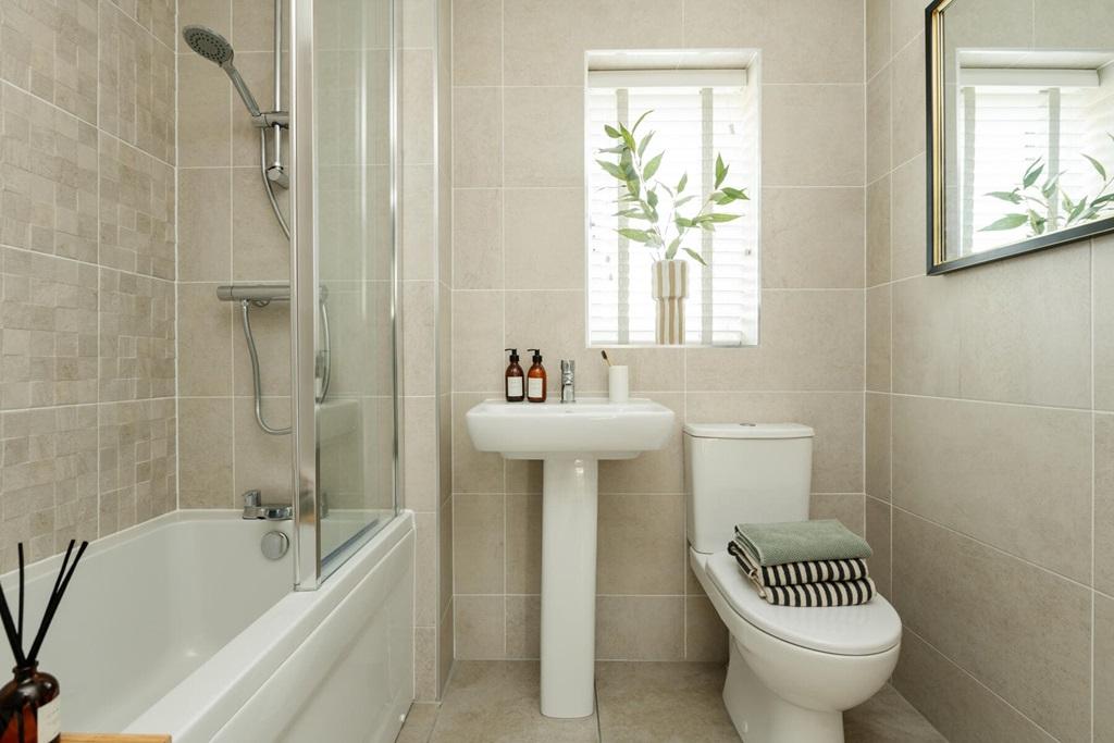 Energy efficient family bathroom