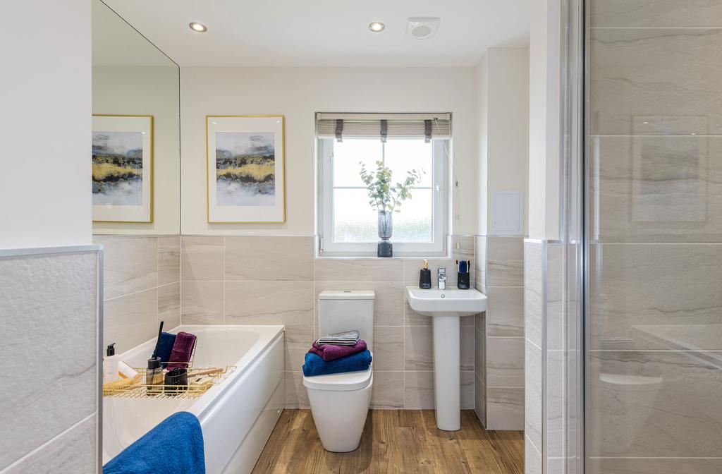 Bathroom in Glenbervie show home