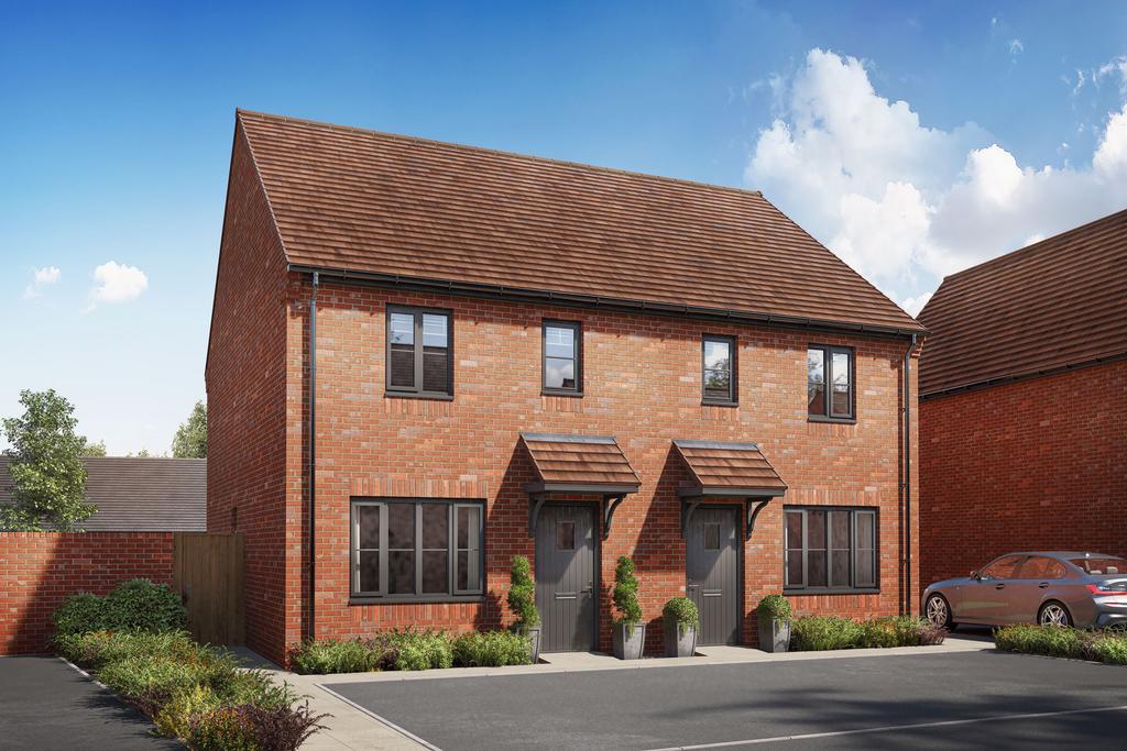 Exterior CGI view of our 3 bed Ellerton home