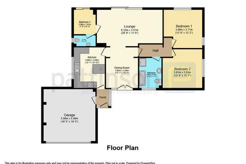 3 bedroom bungalow for sale, Elsdon Close, Oakerside Park, Peterlee, Durham, SR8 1NE