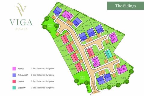 3 bedroom detached bungalow for sale, Plot 4, The Willow, The Sidings, Cumnock, KA18 1PT