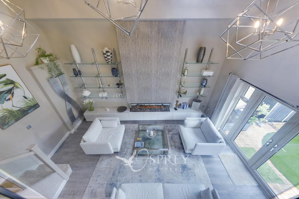 View of Living room from Mezzanine