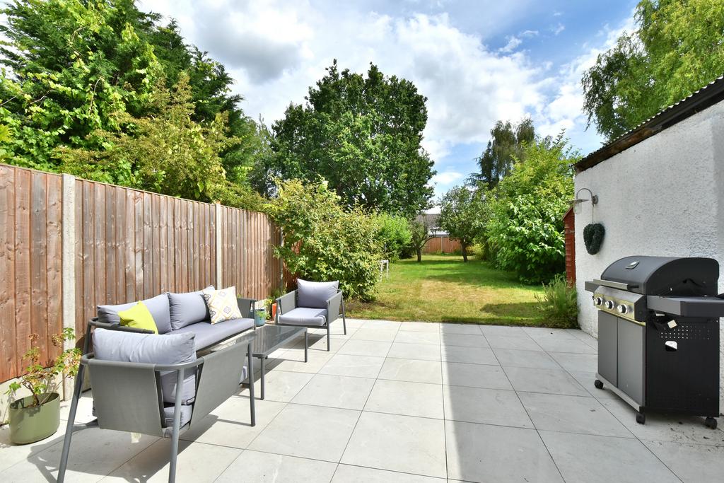 South East Facing Garden With Sandstone Patio