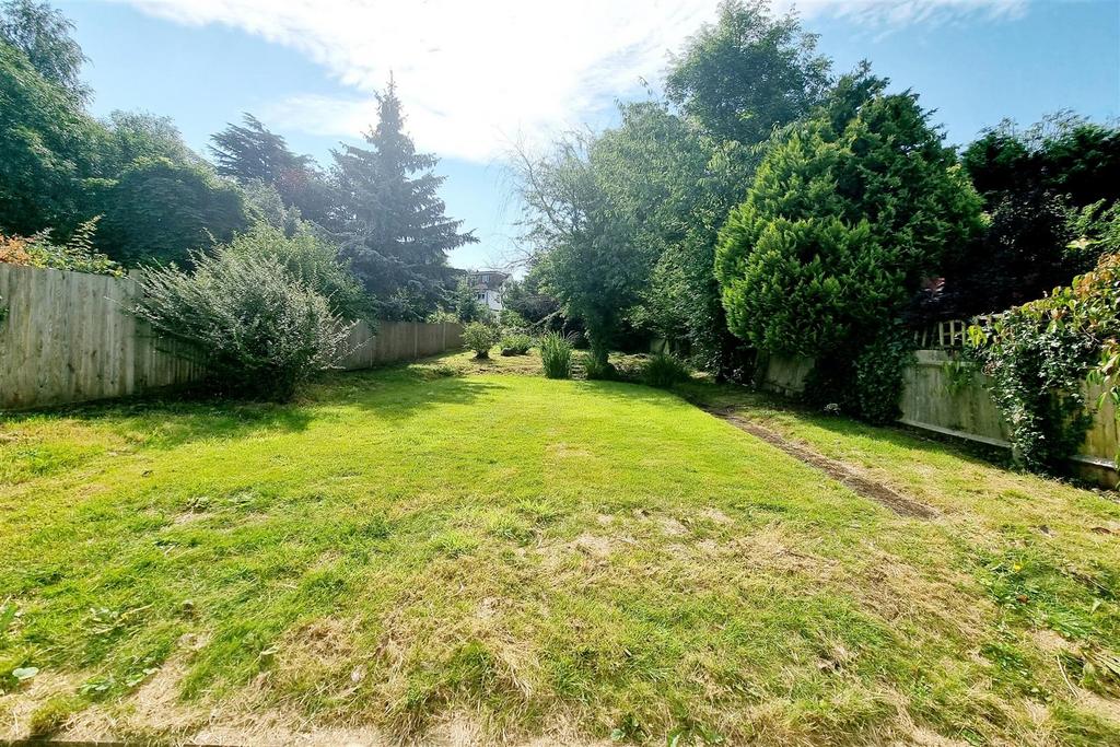 Rear garden: