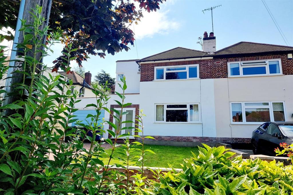 Showing leafy frontage: