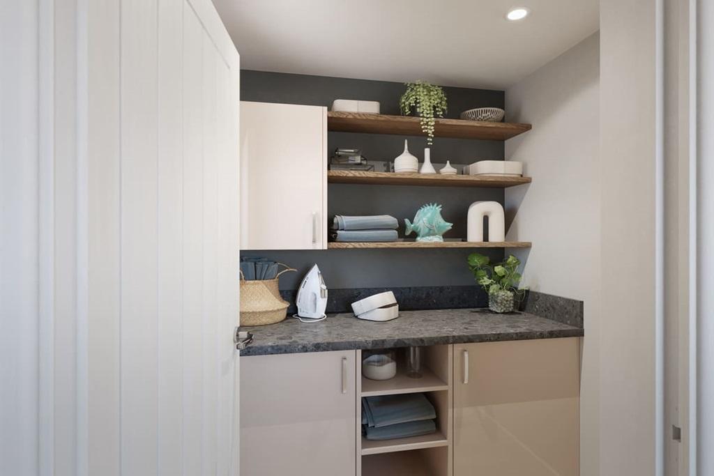 Convenient utility room