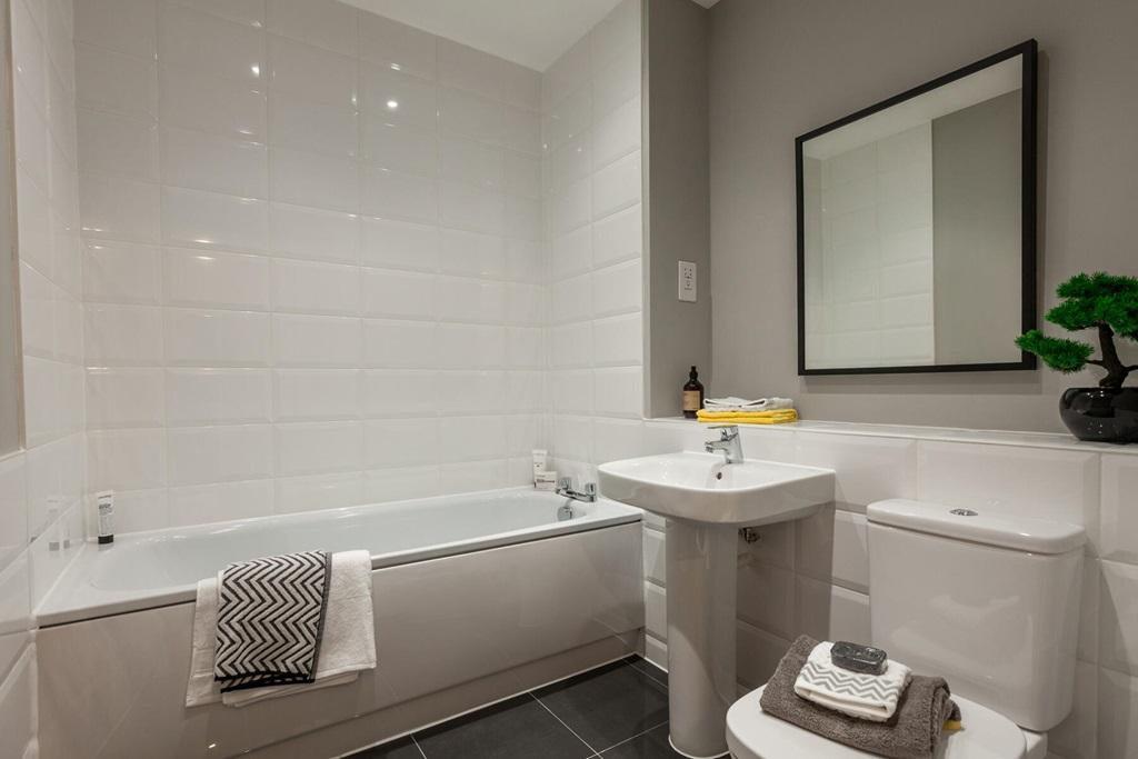 A Taylor Wimpey bathroom is easy to clean