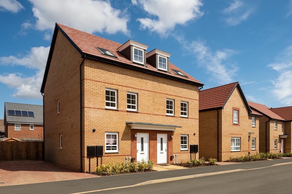 External of the 3 bedroom newton style home