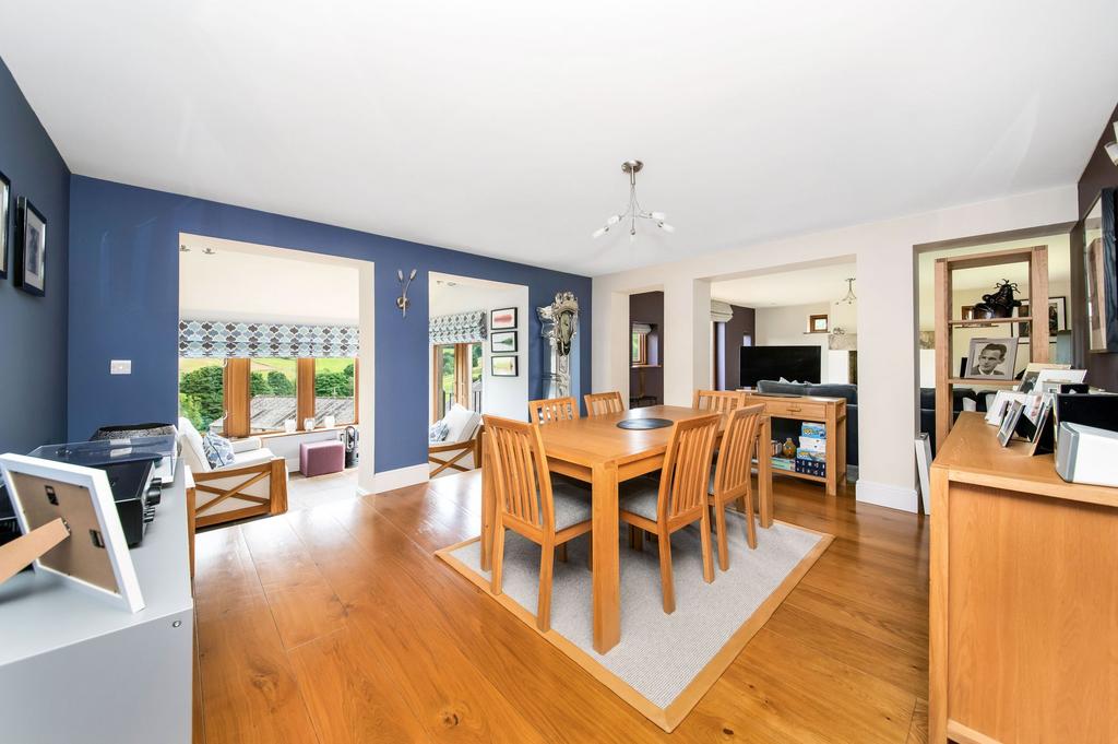 Open plan living dining room