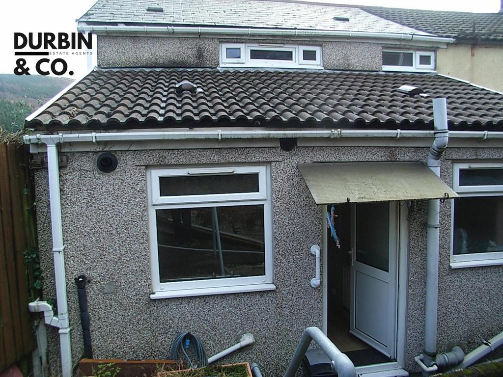 Rear of property