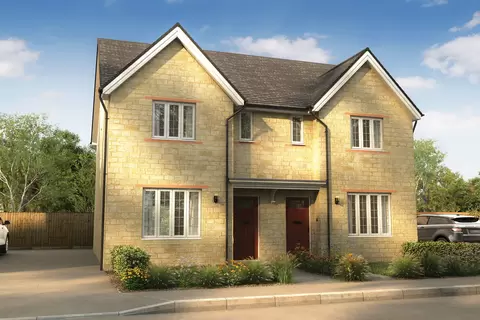 3 bedroom semi-detached house for sale, Plot 196, The Kilburn at Oriel Gardens, Park Road SN7