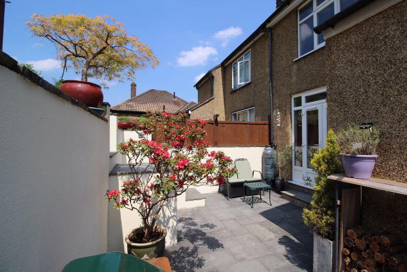 Rear patio