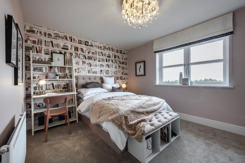 Indicative Bedroom, Contemporary Modern Decoration