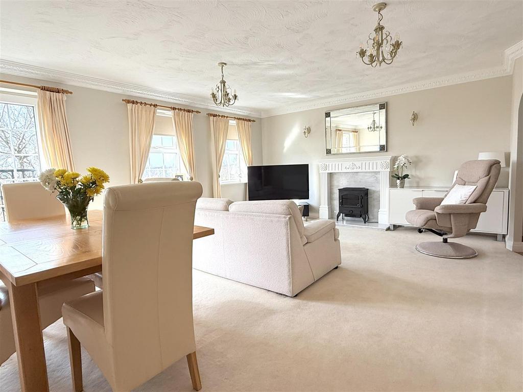 Lounge with dining area